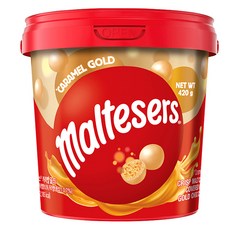 maltesers 麥提莎 金脆焦糖巧克力球歡樂桶, 420g, 1桶