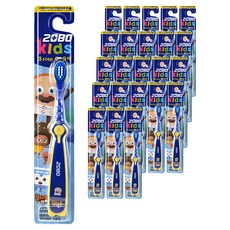 2080 키즈 3스텝 칫솔, 혼합색상, 1개입, 24개