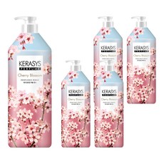 KERASYS 香水沖洗櫻花, 花香, 1L, 5個