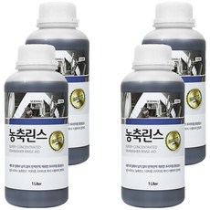 업소용 식기세척기 농축린스 프리미엄, 1L, 4개
