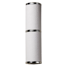 Selvia高級皮革攜帶型香水空瓶, 1個, 白色