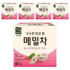 녹차원 메밀차, 1.5g, 40개입, 5개