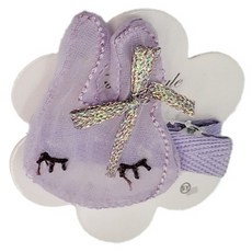 SY(童)造型壓夾-兔子紫 SY13129 寶貝時尚配件, 紫色, 1入