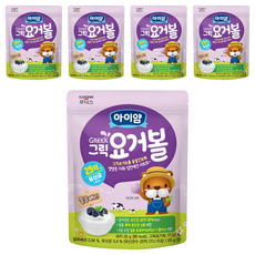 아이얌 그릭요거볼, 블루베리맛, 20g, 5개