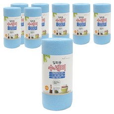 필굿리빙 일회용 수세미 60p, 블루, 60개입, 8개