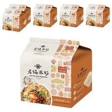 老鍋米粉 台灣米粉炒風味, 100%台灣純米 新竹在地生產 傳統風味, 70g, 4包, 6袋