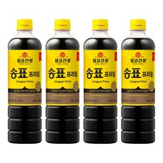 송표 프라임 양조간장, 900ml, 4개