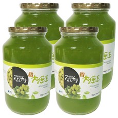 辛的藍蜂蜜綠葡萄茶, 1kg, 1罐, 4罐