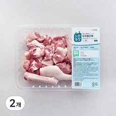 느린농장 무항생제 인증 정다운 오리 절단육 (냉장), 2개, 1kg