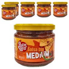 Poco Loco 中辣莎莎醬, 310g, 6罐