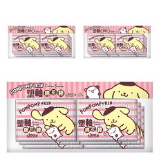 布丁狗 塑軸棉花棒 200支, 6包, 3袋