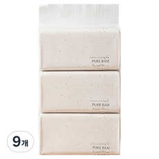 HueHome 無漂白竹漿Purebam抽取式面紙3層, 160張, 9個