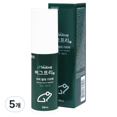 무벅 버그프리 벌레기피제, 50ml, 5개