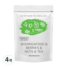 우리가스토리 페퍼민트차 티백, 1g, 60개입, 4개