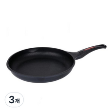 미끄럼방지 후라이팬 블랙, 28cm, 3개