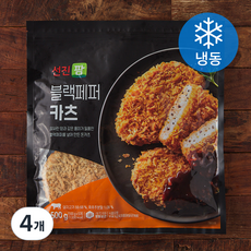 선진팜 블랙페퍼 카츠 (냉동), 500g, 4개