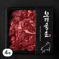 보리육촌 국내산 소고기 정육 불고기용 (냉장), 4개, 300g