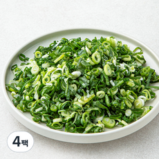 신신팜 국내산 대파 슬라이스, 1kg, 4팩