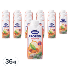 얼티브 프로틴 로얄밀크티향, 36개, 250ml