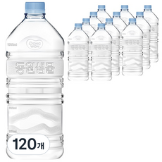 동원샘물 생수 무라벨, 120개, 1.1L