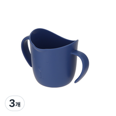 맘스트리 베이비 트레이닝 양손컵, 블루, 3개, 120ml