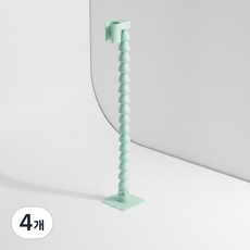 조인메이드 각도조절 드라이기 홀더 무타공 만능 걸이, 그린, 4개