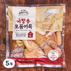 고래사어묵 국탕용 모둠어묵, 760g, 5개