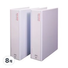 마이다스 투명 사다리바인더 7.5cm, 화이트, 8개 화이트, 8개