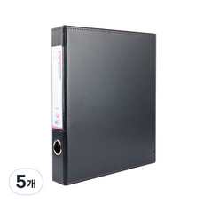 알파 면장철 고주파 D링바인더 A4 3공, 혼합 색상, 5개