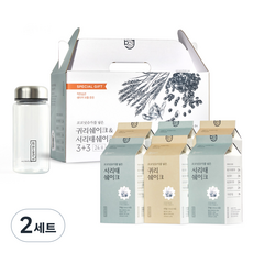 착한습관 귀리 쉐이크 3개 + 서리태 쉐이크 3개 선물세트, 840g, 2세트