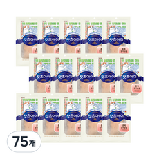 캣츠아이 고양이 간식, 훈제닭가슴살, 25g, 75개