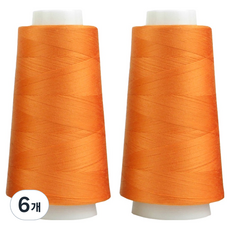 UNIQUE Premium OWL Coresa 45支2股縫紉線, 13 橘色, 6個