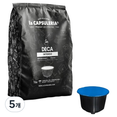 La CAPSULERIA Deca Intenso 低咖啡因膠囊咖啡, 5個, 7g, 16入