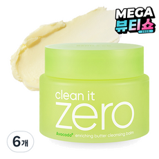 BANILA CO 芭妮蘭 Clean It Zero滋潤奶油卸妝膏, 100ml, 6個