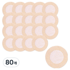 KELBON 男性專用隱形胸貼 膚色, 80個