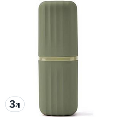 여신 플라스틱 다용도 여행용 휴대용 세면도구 수납박스, 그린, 3개