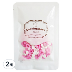 Cookingstory 愛心環造型糖珠, 100g, 2個