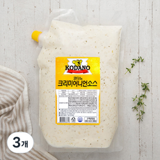 코다노 크리미어니언 소스, 2kg, 3개