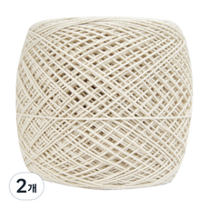 Brand Yarn 棉線, 18股 無色, 2捆