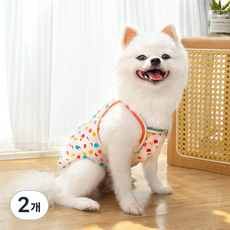 PASTEL PET 寵物透視背心, 圓點, 2個