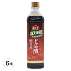 Haday 海天 發酵老陳醋黑醋, 6個, 450ml