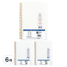 OXFORD Milkyway Mikyway PP 線圈筆記本 A5 左翻 80張 方格, 6個, 單一顏色
