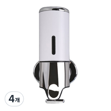홈스토리 물비누 디스펜서 450ml, 화이트, 4개