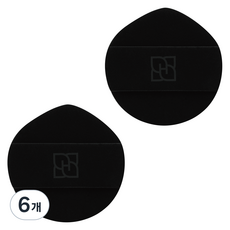 HWAHONG M 栗子粉撲, 6個, 黑色