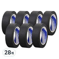 OON 마스킹 테이프 검은색 20mm, 28개