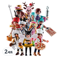 플레이모빌 미스터리 피규어 세트 시리즈 22 여자 70735, 2세트