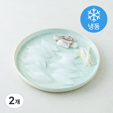 홈바 무늬 오징어 회 (냉동), 2개, 100g