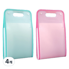 ABM 手提分層A4文件夾, 4個, 隨機出貨