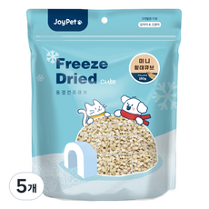 조이펫 반려동물 동결건조 미니 큐브 간식, 황태, 150g, 5개
