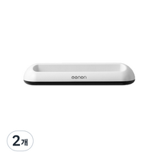 에버하우스 모던 벽부착 슬리퍼 걸이 M, 블랙, 2개